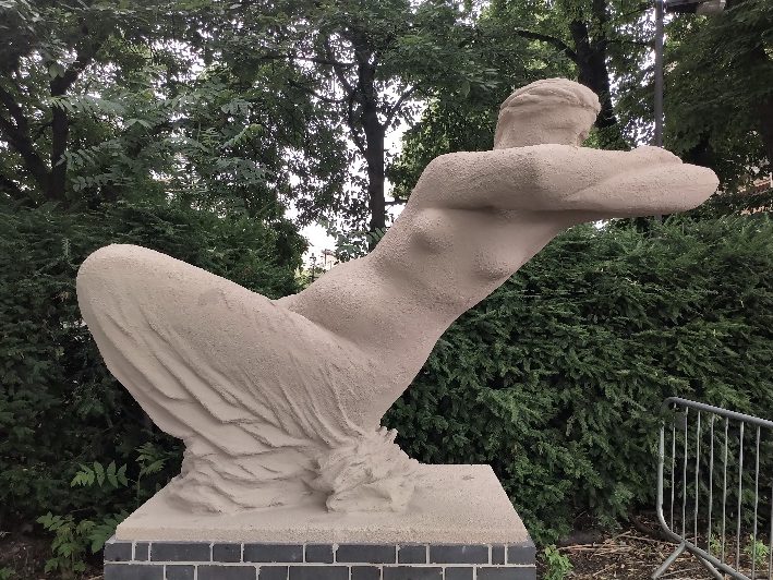 The Leaning Woman by Karel Vogel after conservation, Hammersmith